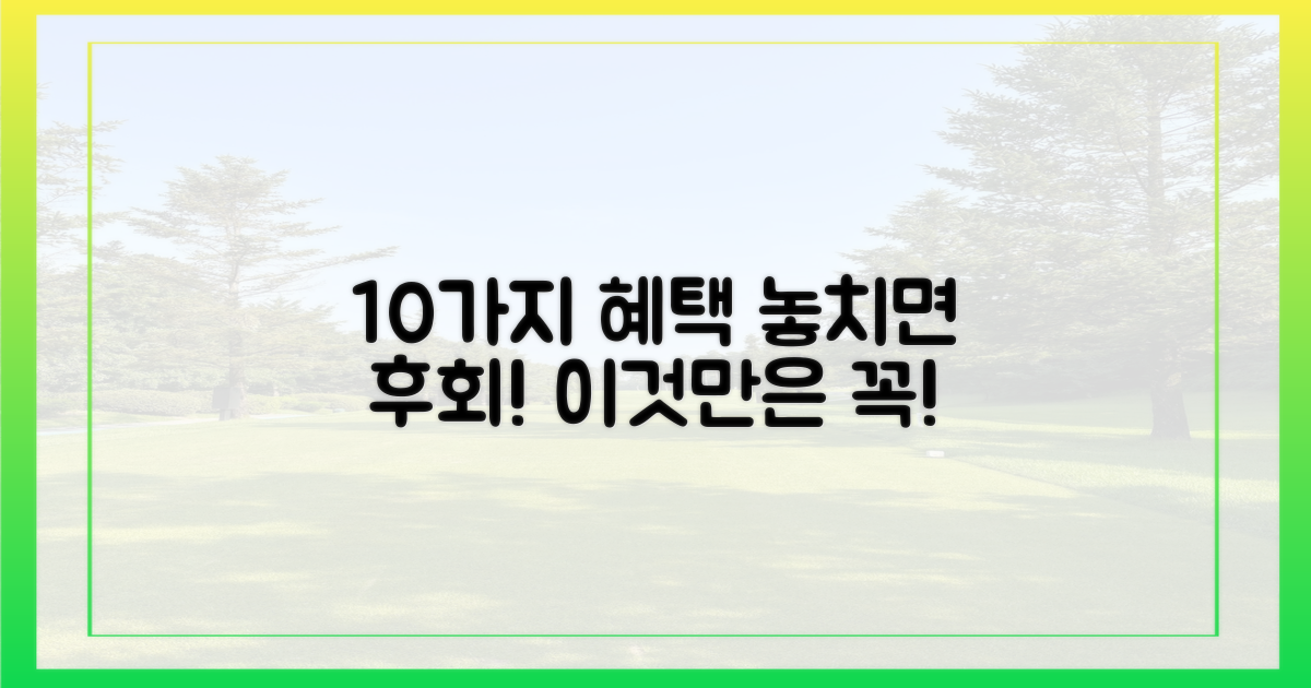 10가지 지원 혜택 파헤치기