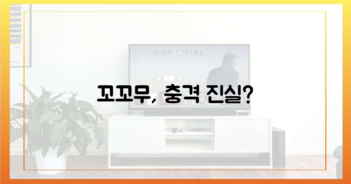 꼬꼬무, 그 진실은 무엇?