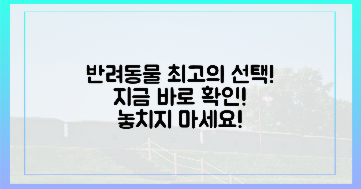 당신의 반려동물을 위한 최고의 선택, 지금 알아보세요!