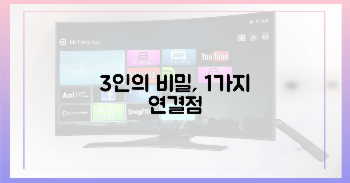 1가지 공통점, 3인의 매력