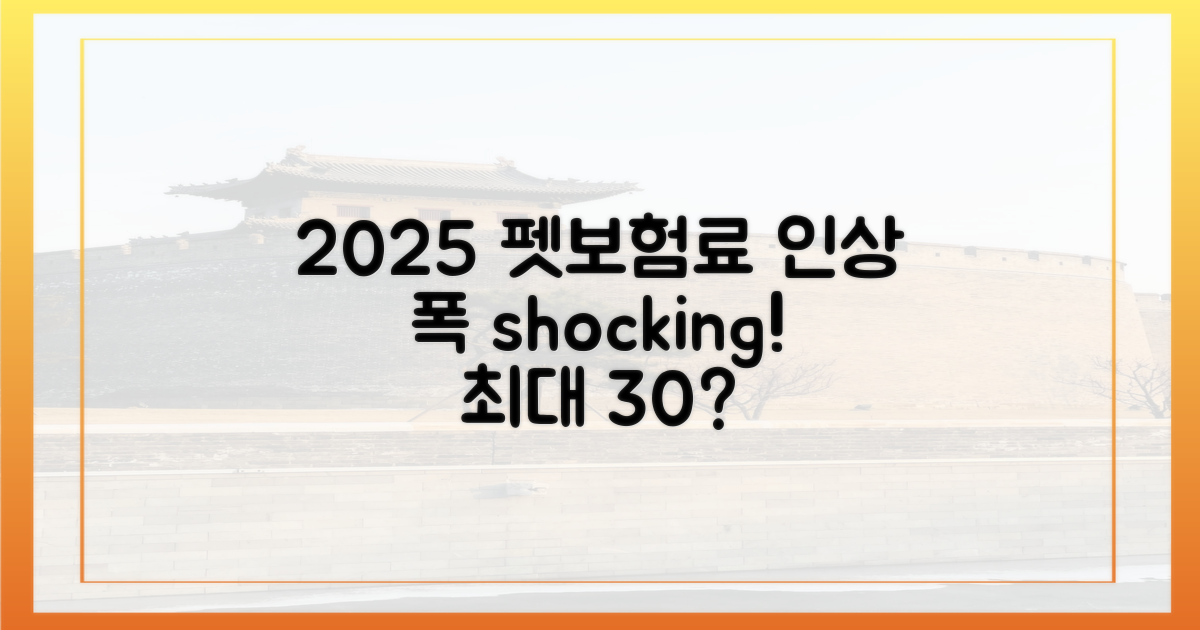 2025년, 펫보험료 얼마나 달라질까?