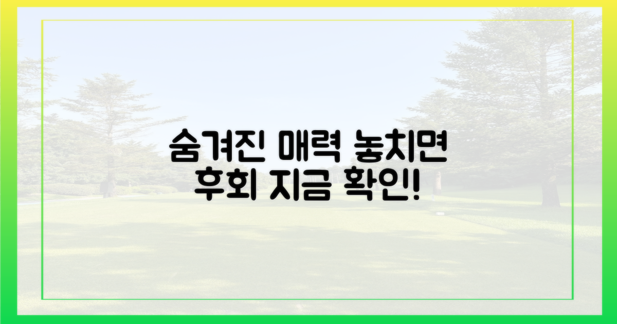 숨겨진 매력, 놓치기 아까워?