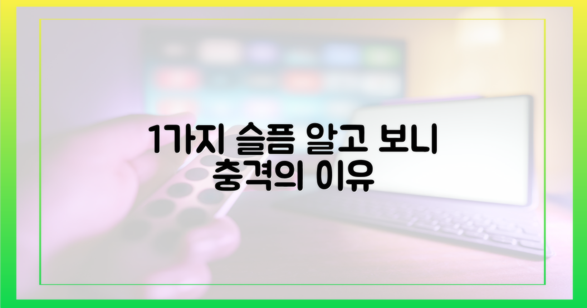 1가지 슬픔의 이유