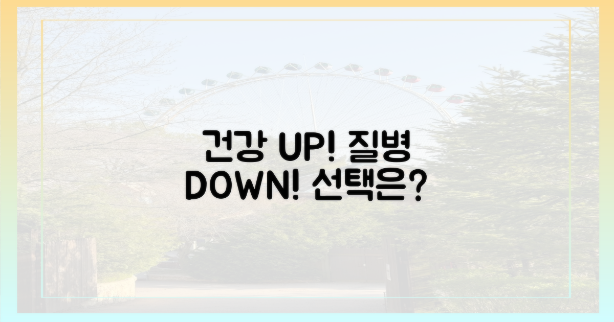 건강 유지 vs. 질병 예방