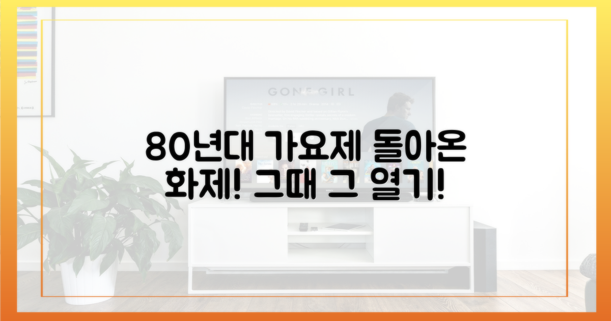 80년대 서울가요제, 왜 다시 화제일까?
