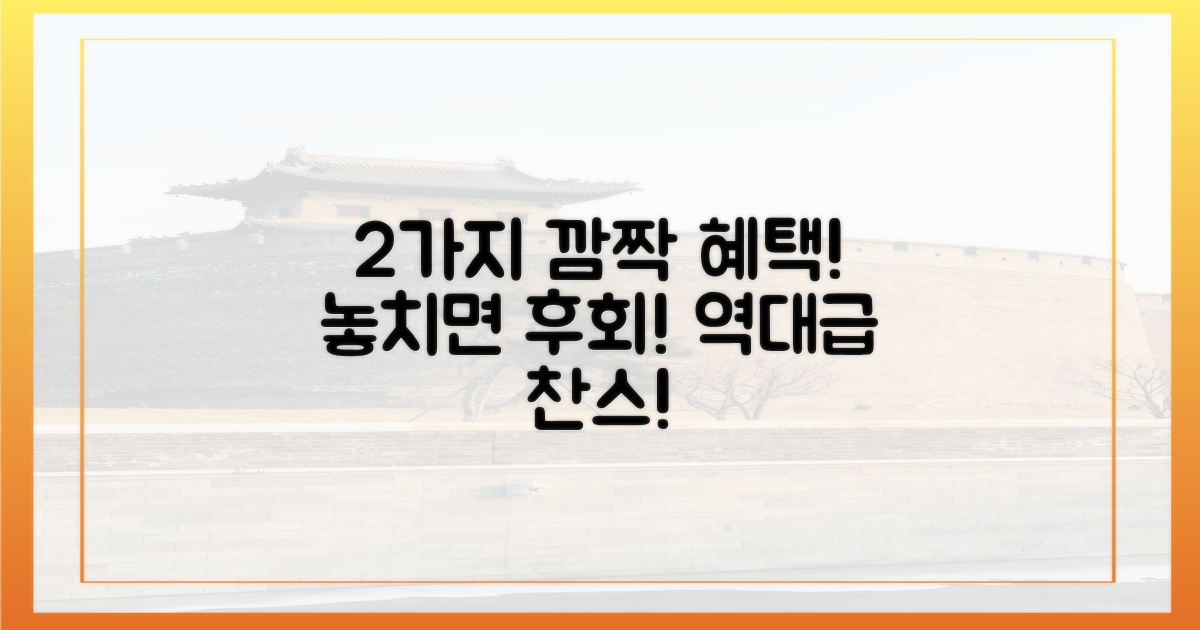 2가지 깜짝 이벤트