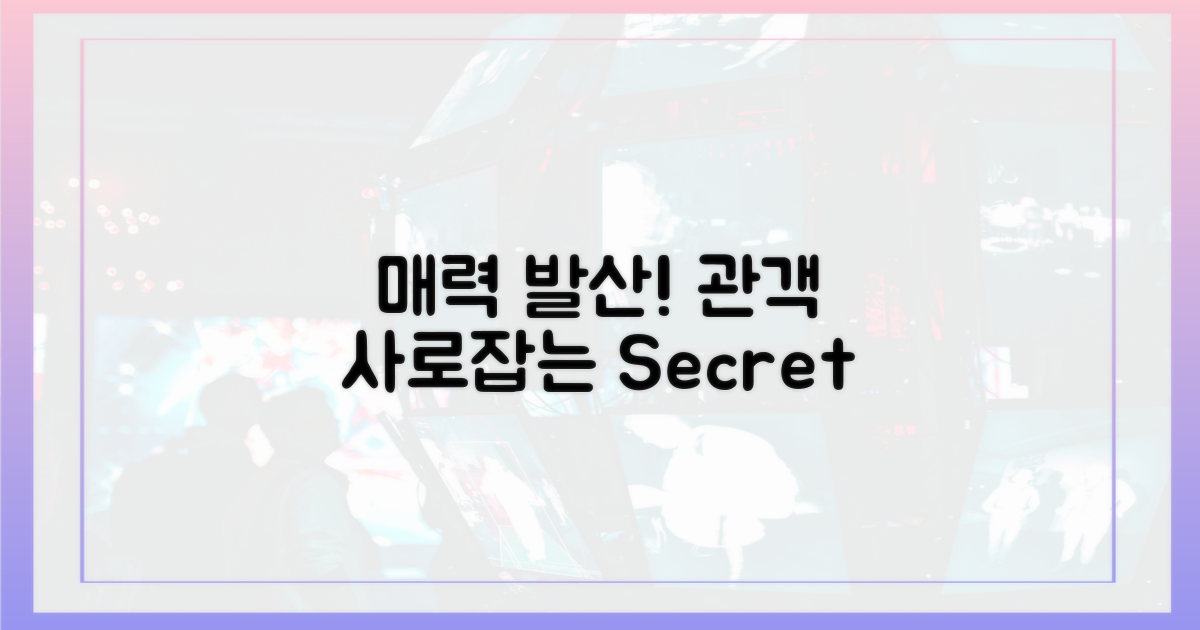 관객을 사로잡는 그들의 매력