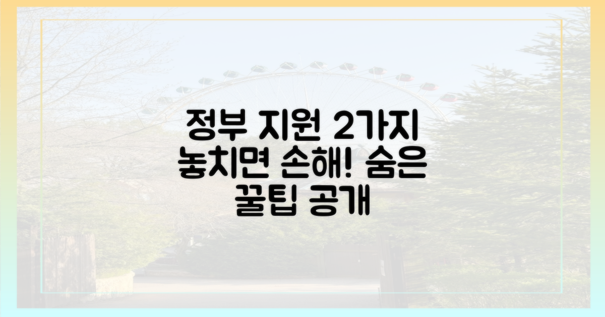 2가지 숨은 정부 지원