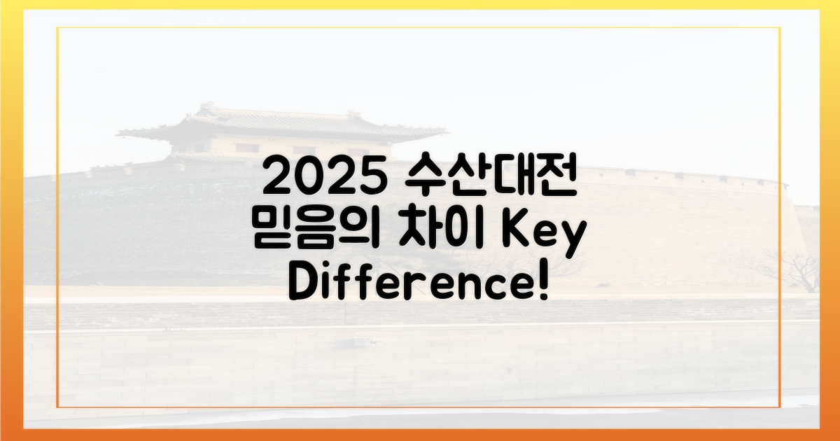 2025 수산대전, 믿음의 차이