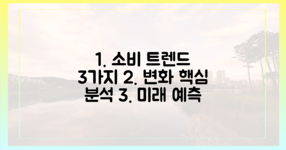 3가지 소비자 트렌드 변화