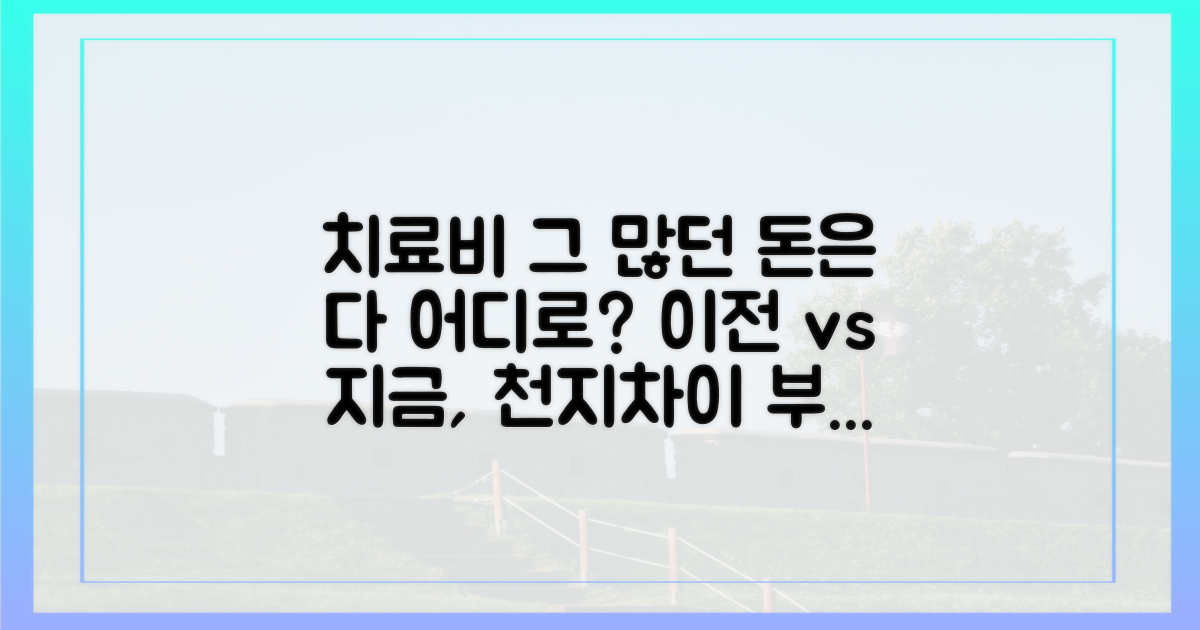 치료비 부담, 이전과 현재