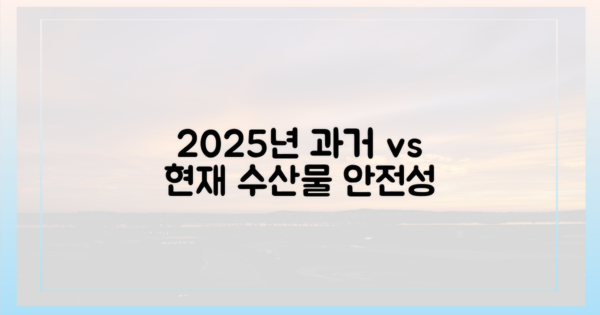 2025년, 수산물 안전성 '과거 vs 현재