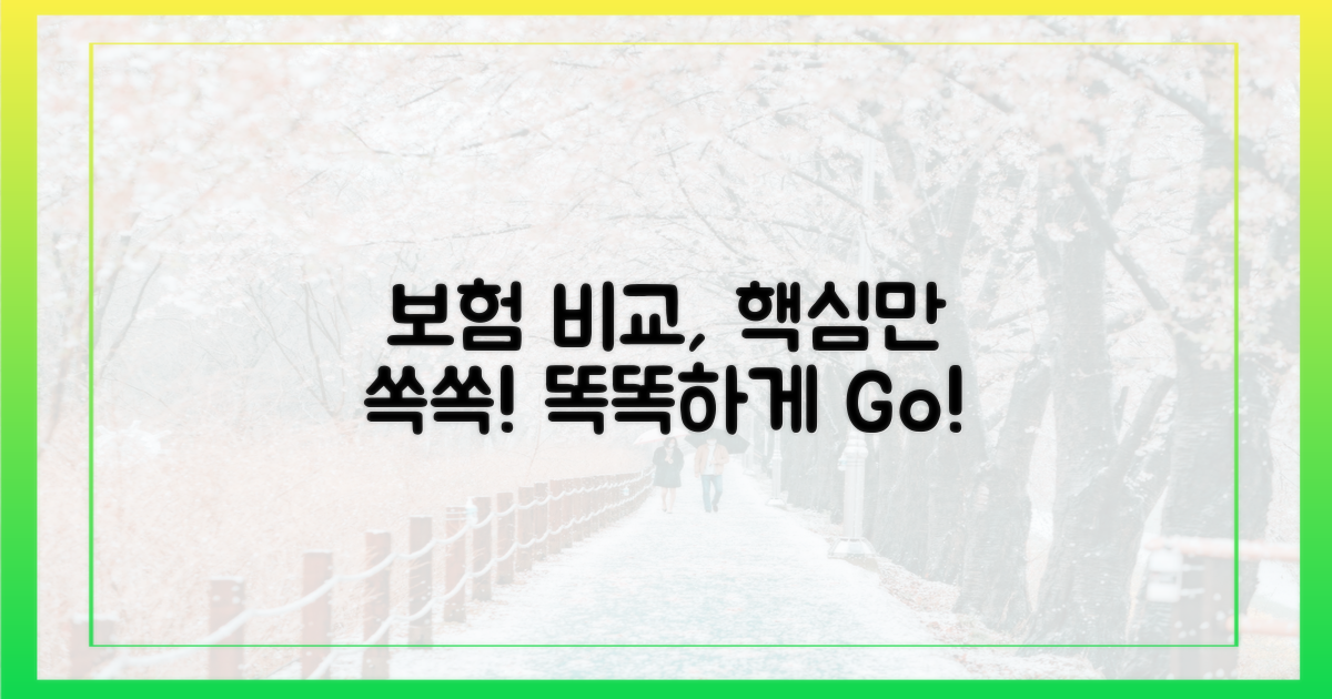 보험 가입, 똑똑하게 비교하는 법
