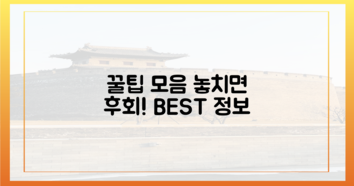 놓치면 후회할 꿀팁 모음