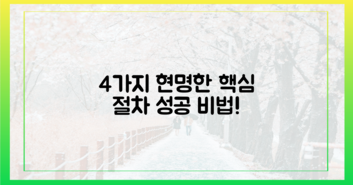 4가지 현명한 절차