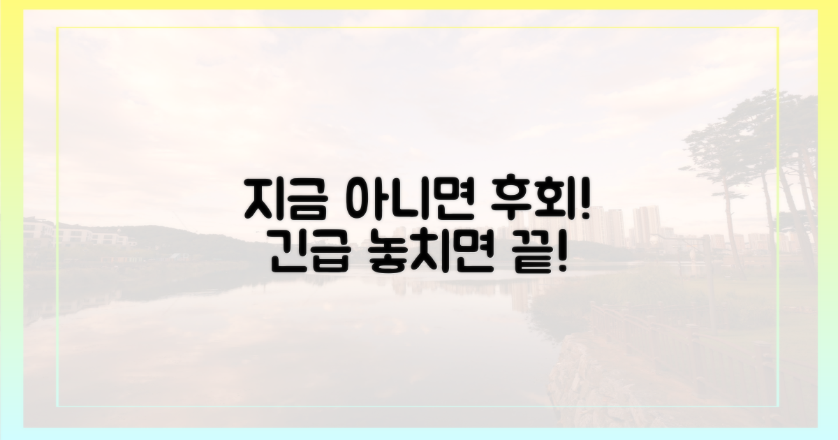 지금 아니면 후회해요, 서두르세요!