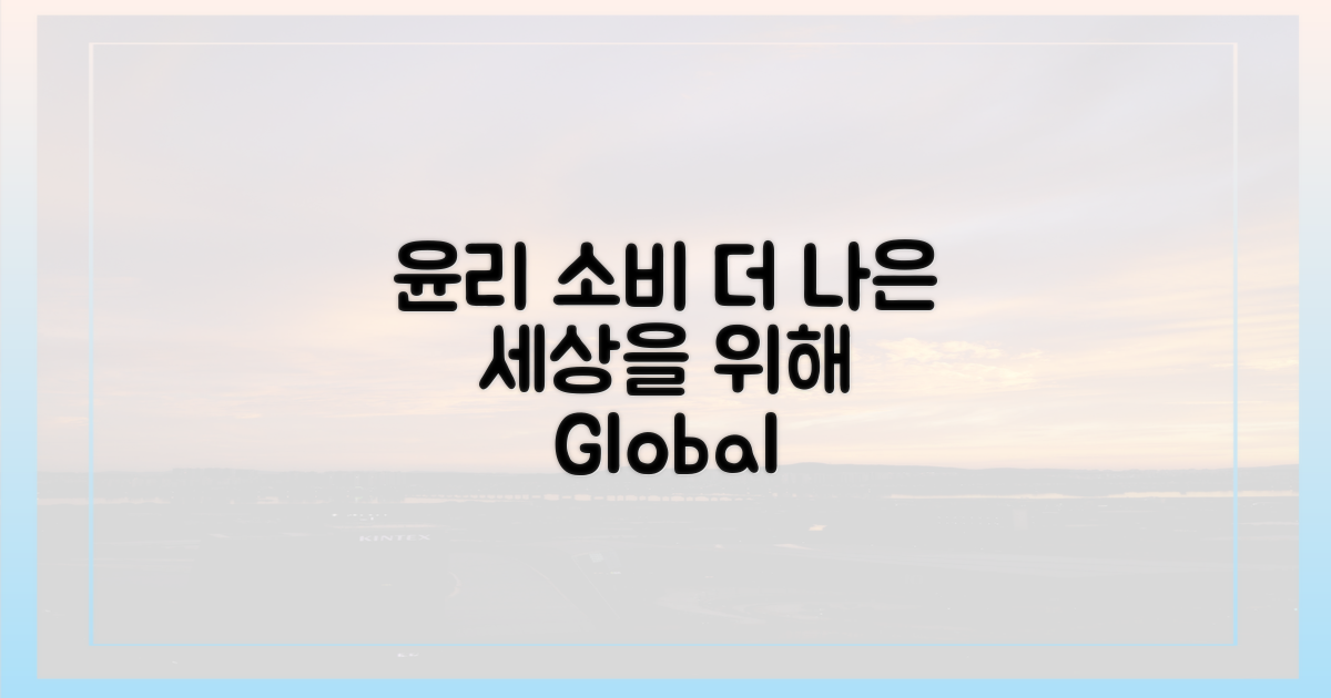 윤리적 소비, 나아가 세계로