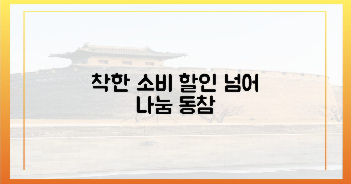 단순 할인 넘어 착한 소비 동참