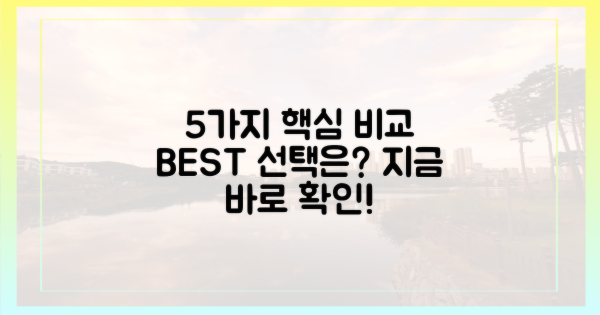 5가지 비교 포인트