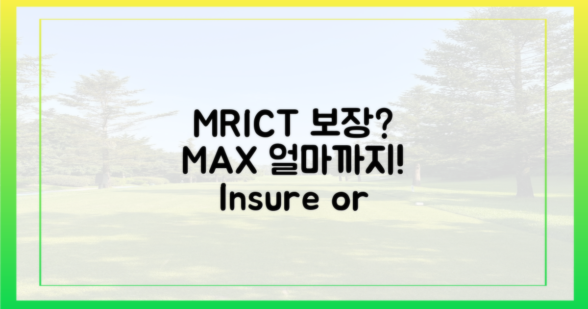 MRI·CT, 얼마까지 보장될까요?
