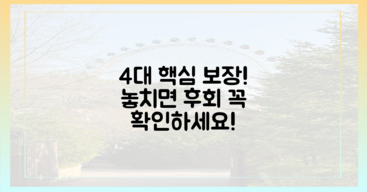 4가지 핵심 보장 범위