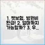 우리 아이 병원비, 펫보험으로 실제로 얼마나 돌려받을 수 있을까?