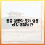 동물 행동학 관점에서 본 문제 행동, 동물병원에서 상담받으세요
