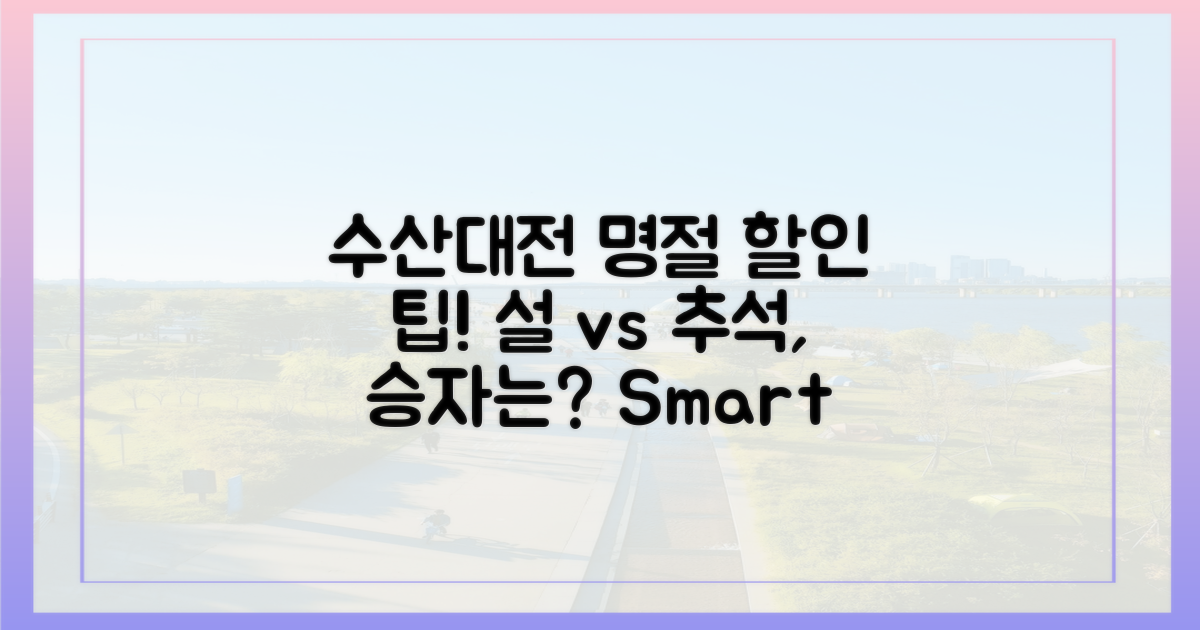 수산대전, 설 vs 추석 할인 전략