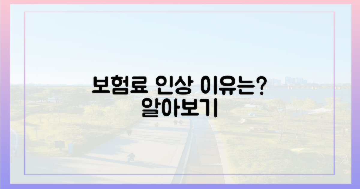 보험료 상승, 이유는?