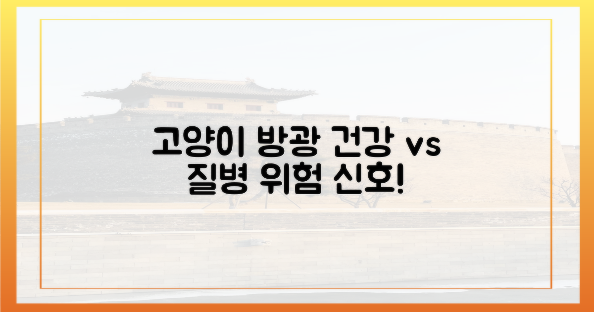 건강 vs 질병: 고양이 방광 변화