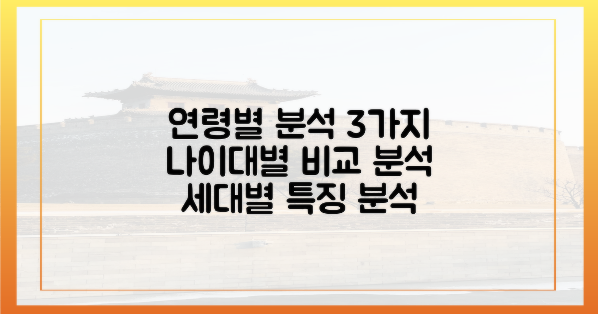 3가지 연령별 분석