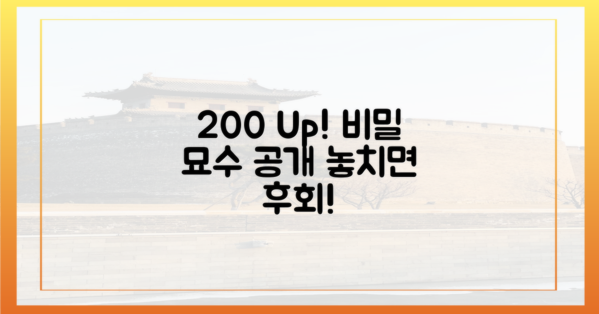 200% 활용, 의외의 묘수