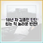 18년 차 김종민 복불복, 딘딘 '씹는 척' 놀라운 반전