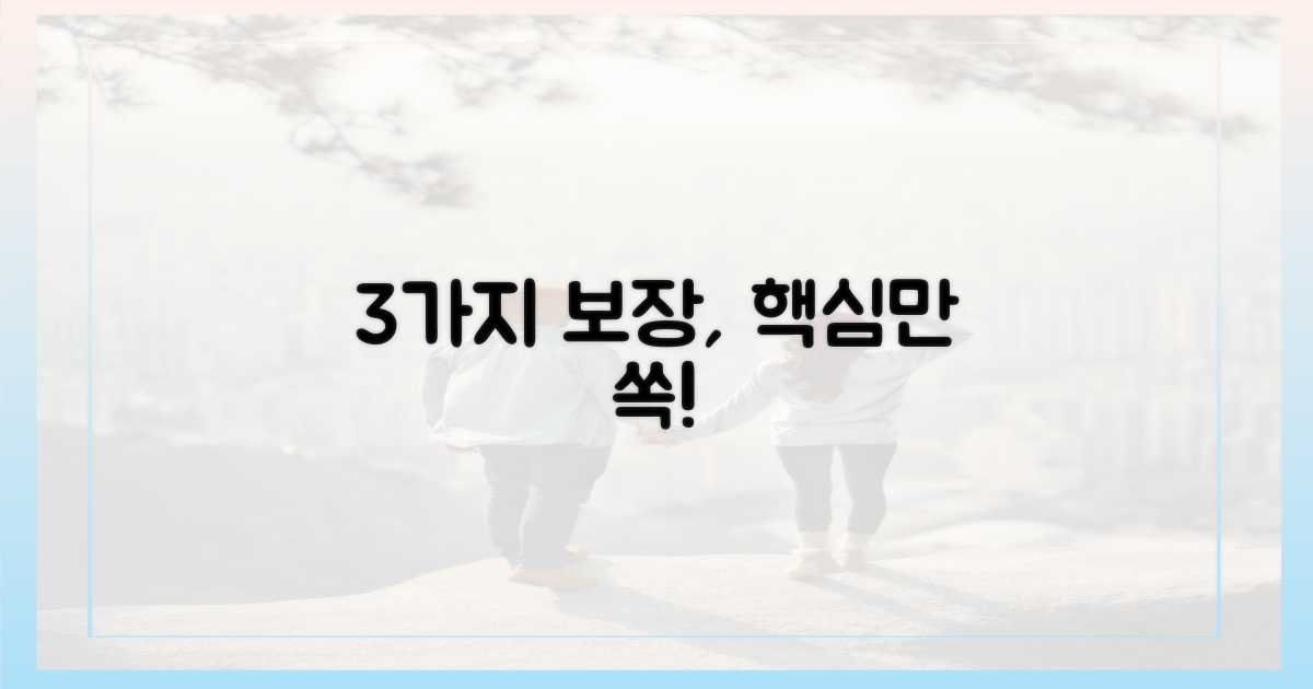 3가지 보장 범위 이해
