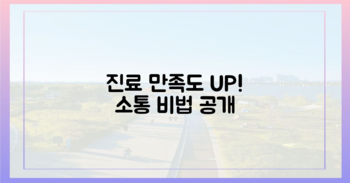 진료 만족도를 높이는 소통법