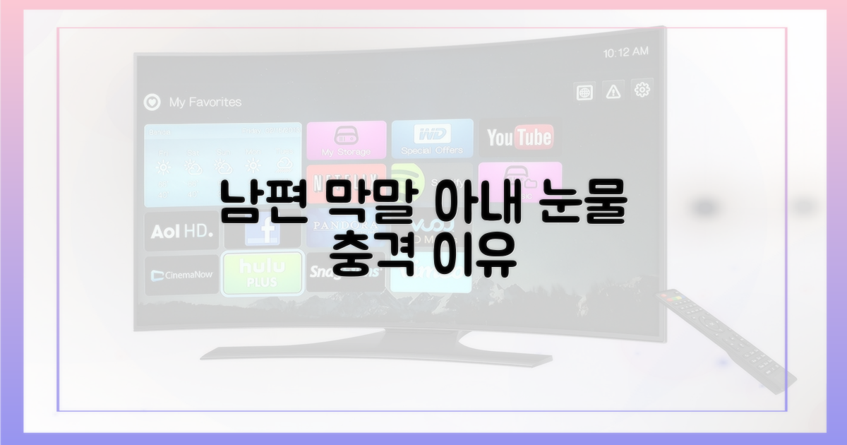 남편 막말, 아내는 왜 눈물?