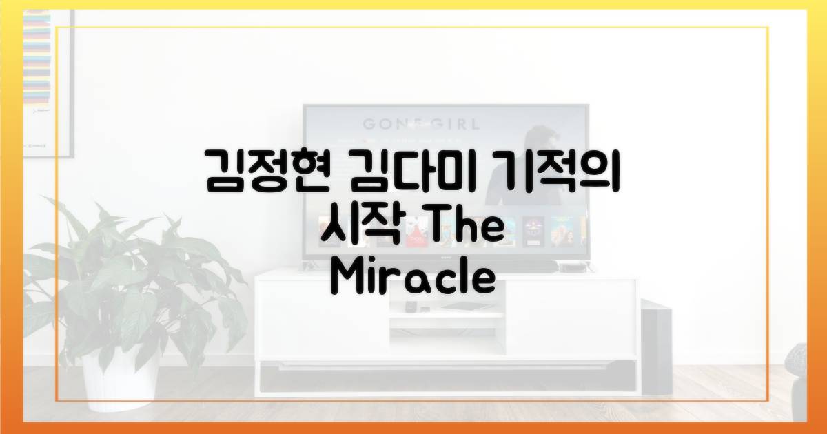 기적의 시작, 김정현·김다미