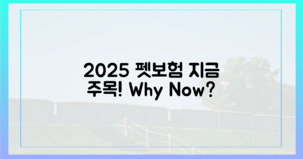 2025년 펫보험, 왜 지금 주목해야 할까?