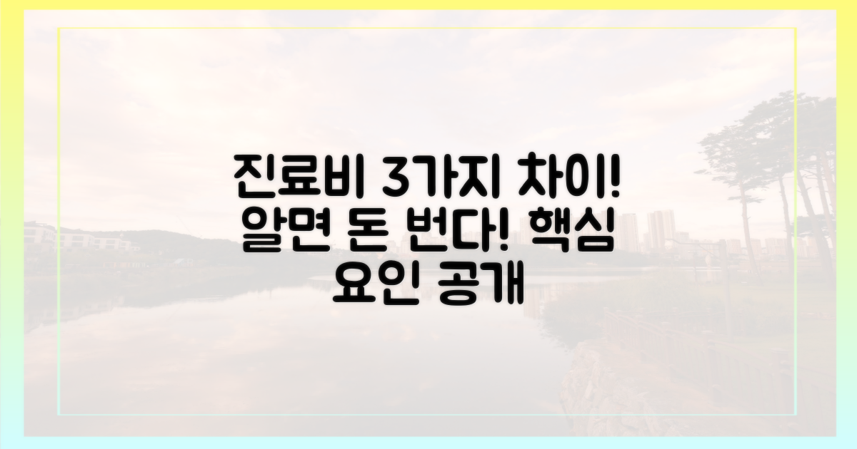 3가지 진료비 차이 요인