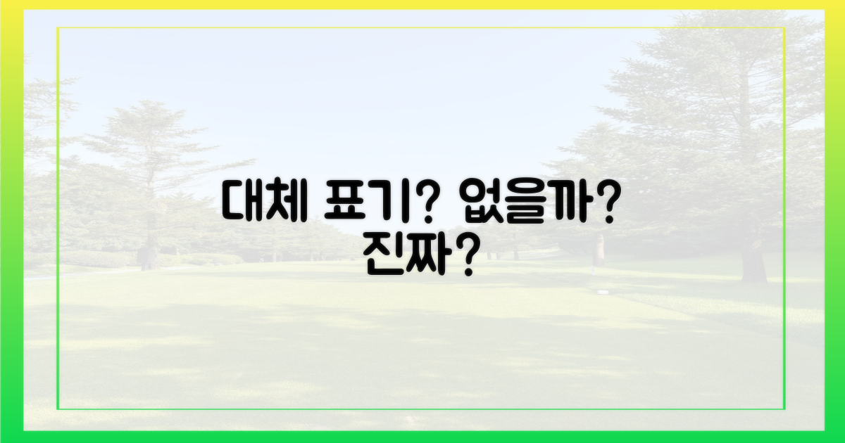 대체 표기는 없을까?