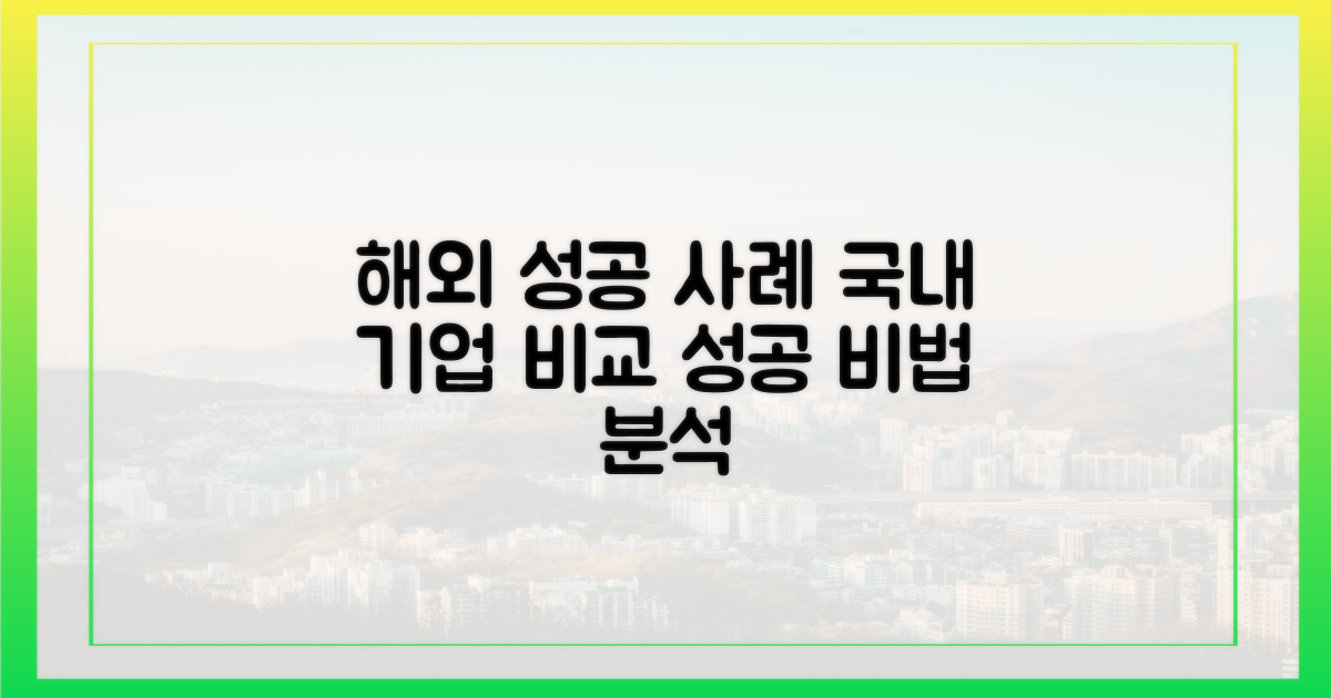 국내외 성공 사례 비교