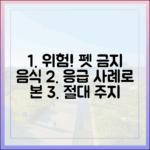 반려동물이 먹으면 안 되는 음식, 실제 응급 사례로 보는 위험성