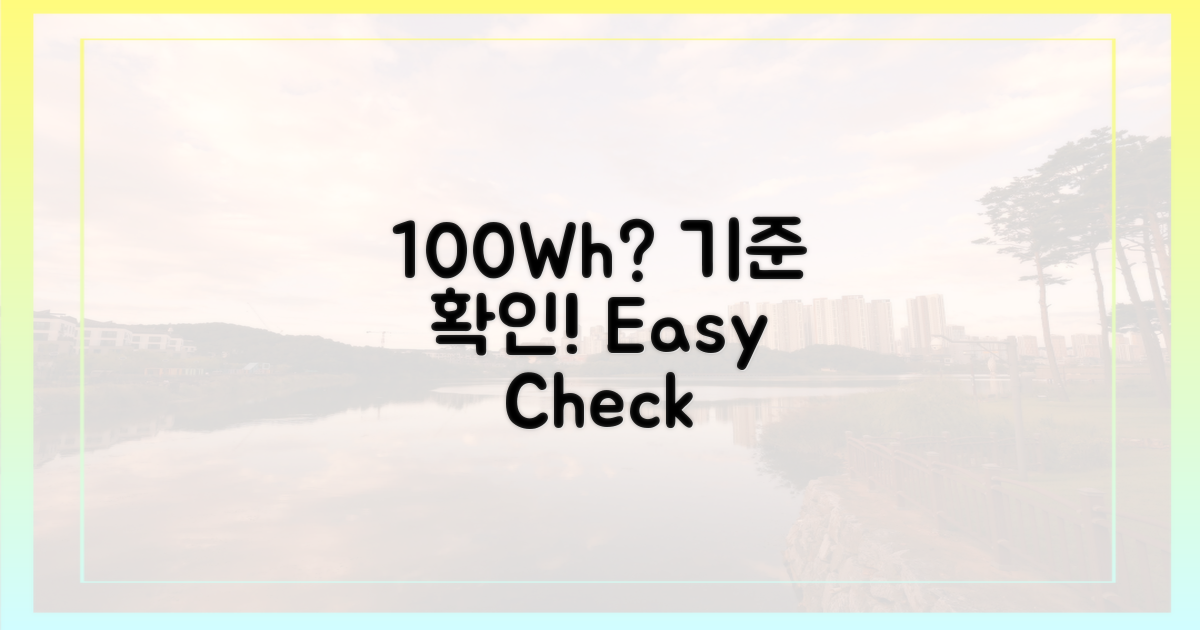 100Wh 기준 확인