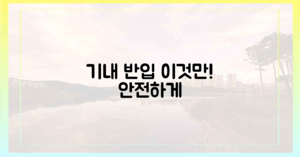 기내 반입만이 안전하다