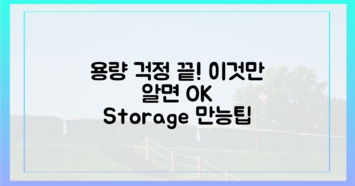 용량 제한, 이것만 알면 걱정 끝!