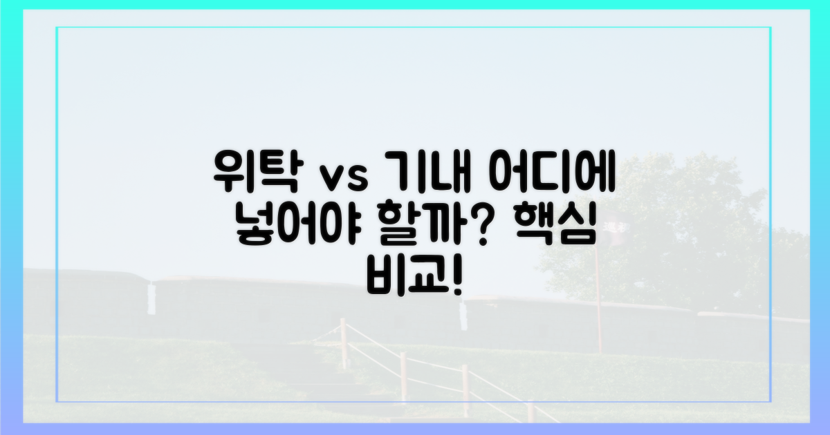 위탁 vs 기내, 어디에 넣어야 할까?