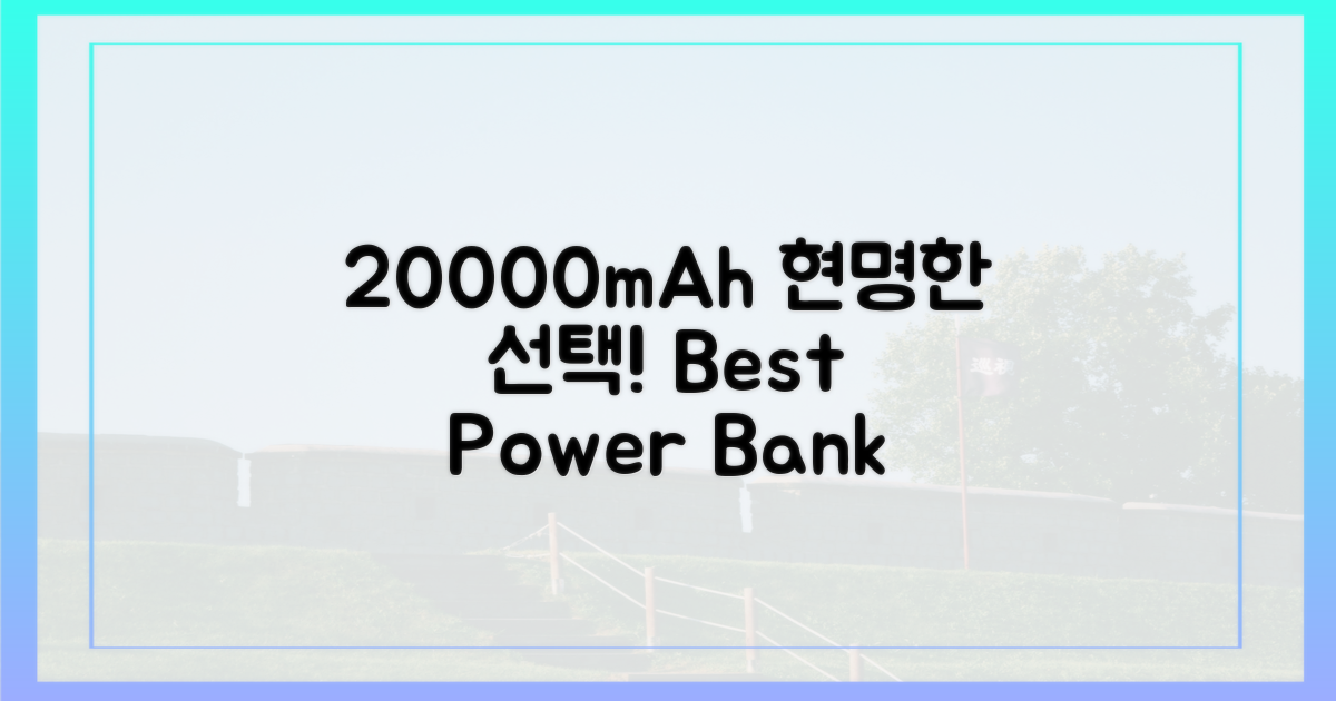 20000mAh, 현명한 선택법