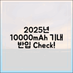 2025년, 10000mAh 보조배터리 기내 반입 전 꼭 확인해야 할 것들