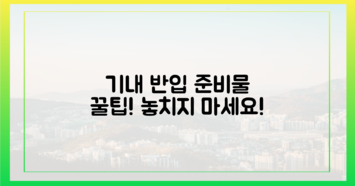 기내 반입, 꼼꼼히 준비하세요!