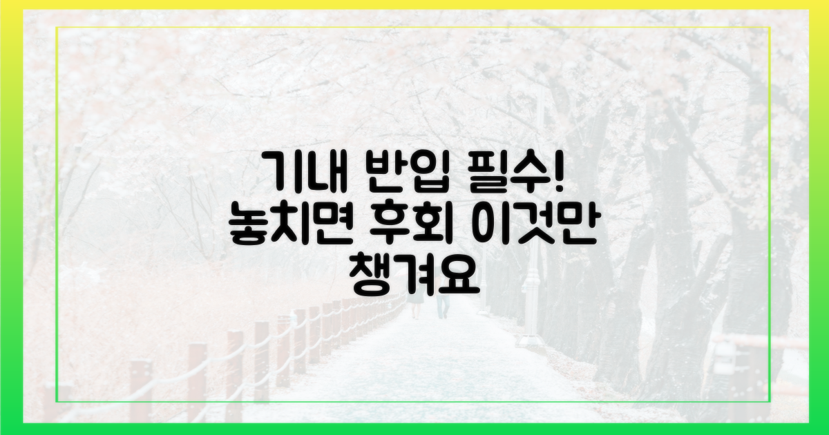 기내 반입, 꼭 필요한 이유